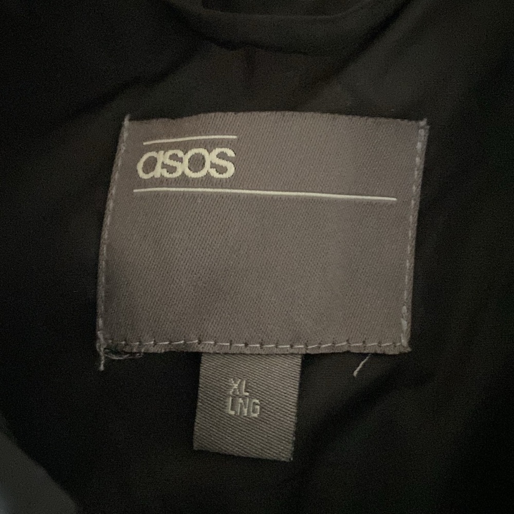 ASOS Nylon Snap Front Jacket - Picture 3 of 4